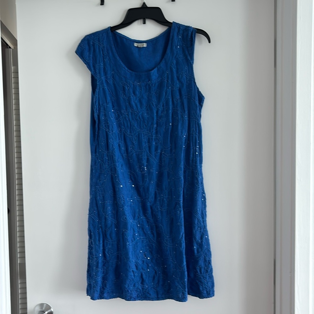 Lina Tomei size M linen dress